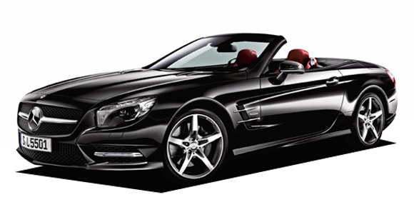Mercedes sl550 blue #7