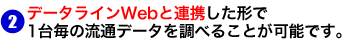 Ł[炢WebƘAg`1䖈̗ʃf[^𒲂ׂ邱Ƃ\łB
