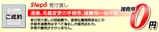 Step5󂯓n ^A`ύX̎葱Apؕsv Ԃ̎󂯓n̈ړAʓ|ȏފ֌WȂǂ̎葱pׂ͂ėD̔XBԂp܂B