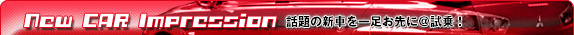 New CAR Impression b̐VԂꑫɁI