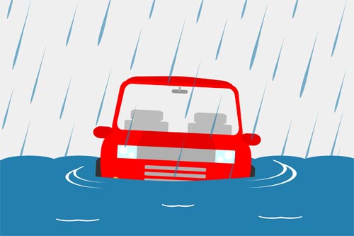 冠水した道路に注意 水たまり通過時の注意点と走行後の車の点検箇所とは 車買取 中古車査定はグーネット