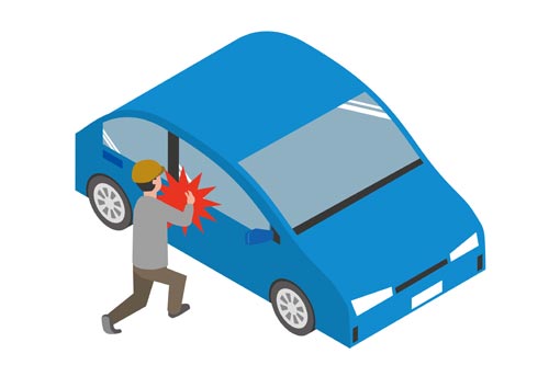 盗難により全損した車の対応方法