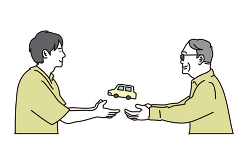 軽自動車の譲渡をした場合その車の評価額によっては贈与税がかかる