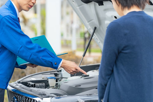 車から変な音がする場合の対処
