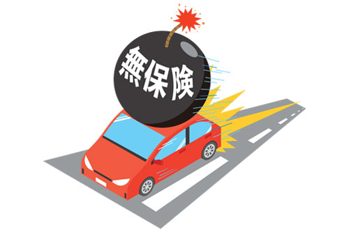 ⑥無保険車傷害保険