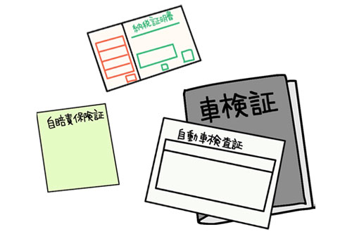 車検に必要な書類は条件により異なる