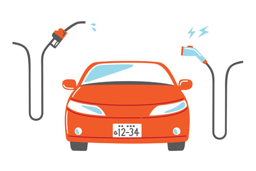 ガソリン車とハイブリッド車の構造的な違い