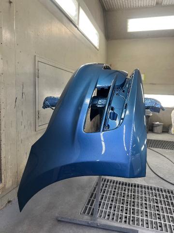 【印西　我孫子　成田　白井　鎌ヶ谷　八千代　栄町　の点検・整備はオートランナーへ！】フォルクスワーゲン　フロントバンパー+フロントフェンダー修理　ゴルフ　板金・外装補修