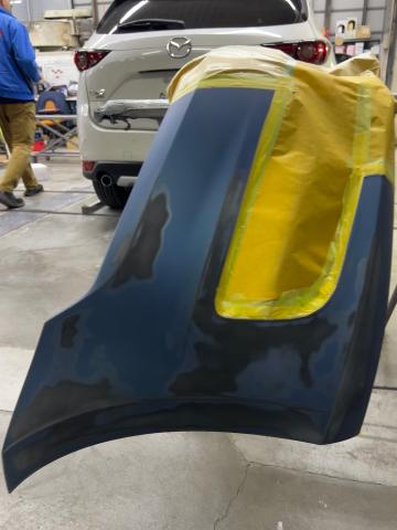 【印西　我孫子　成田　白井　鎌ヶ谷　八千代　栄町　の点検・整備はオートランナーへ！】フォルクスワーゲン　フロントバンパー+フロントフェンダー修理　ゴルフ　板金・外装補修