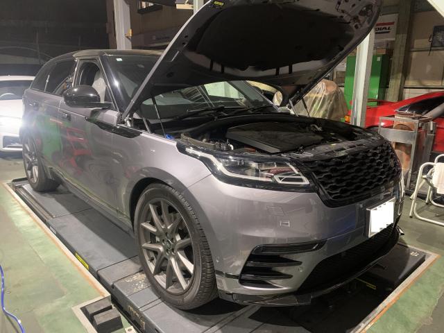 ランドローバー　レンジローバーヴェラール　エンジン関連修理・整備・異音