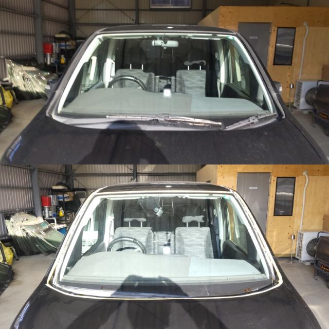 ホンダ ステップワゴンのフロントガラス交換