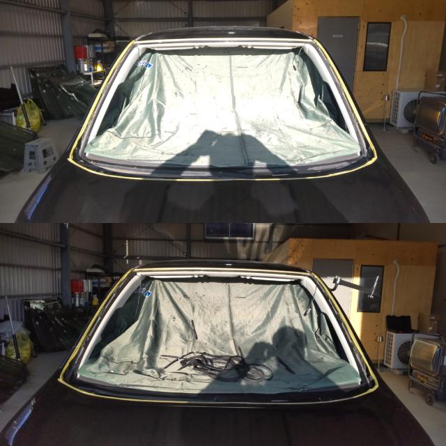 ホンダ ステップワゴンのフロントガラス交換