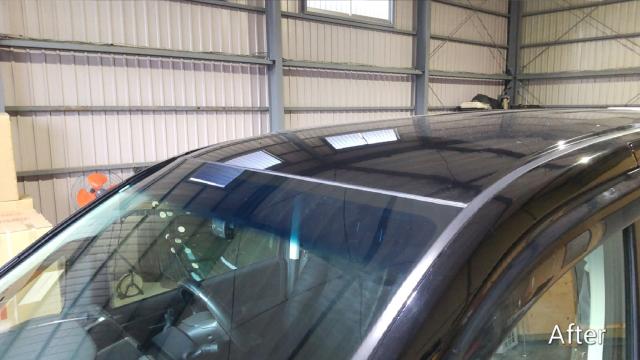 ホンダ ステップワゴンのフロントガラス交換