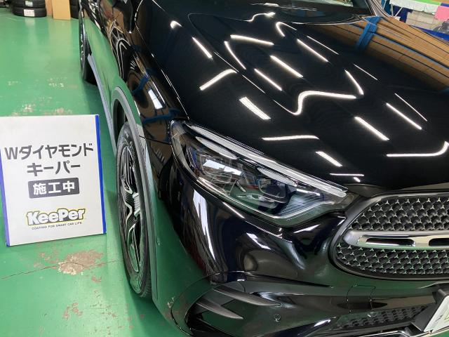 メルセデス・ベンツ　ＧＬＣ　"W"ダイヤモンドキーパー　施工　【キーパープロショップ　キーパーラボ　キーパーコーティング　宇都宮　他の地域からのお客様も大歓迎！】
