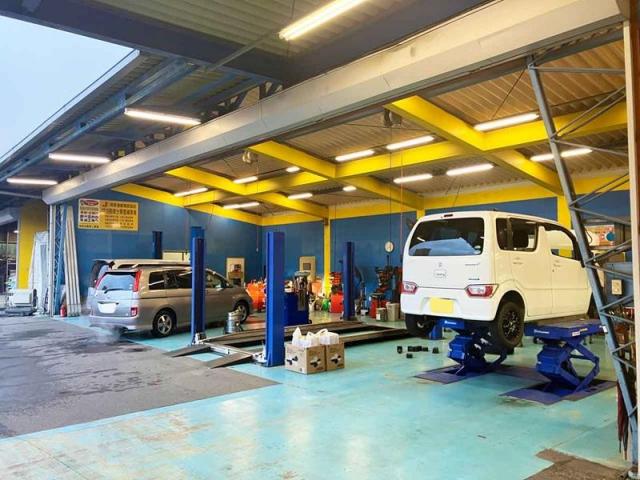 ホンダ　フリード　1日車検と左サイドステップ鈑金修理 　深谷市メンテナンス・日常点検