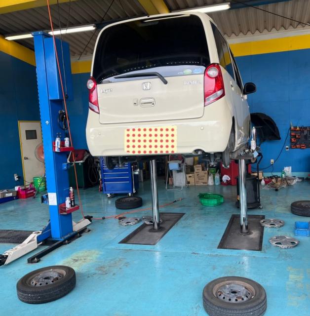 ホンダ　ライフ　深谷市１日車検・継続車検　メンテナンス・日常点検　カーコンビニ倶楽部