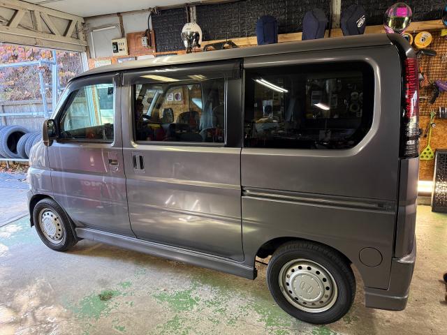 ホンダ　バモス　タイヤ交換