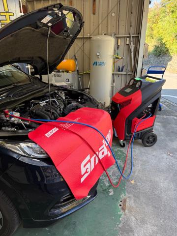 ホンダ　ヴェゼル　スナップオンエアコンクリーニング