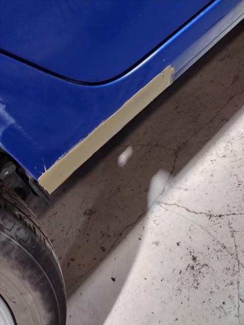 ホンダ　フィット　板金・外装補修　サビ修理
