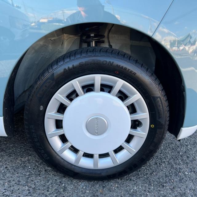 ダイハツ　ムーヴキャンバス　新品タイヤ　ミネルバ　オールシーズンマスター 155/65R14　4本交換【福山市　府中市　神石高原町　井原市　笠岡市　持込でのタイヤ交換大歓迎受付中！Web予約もOK！！】