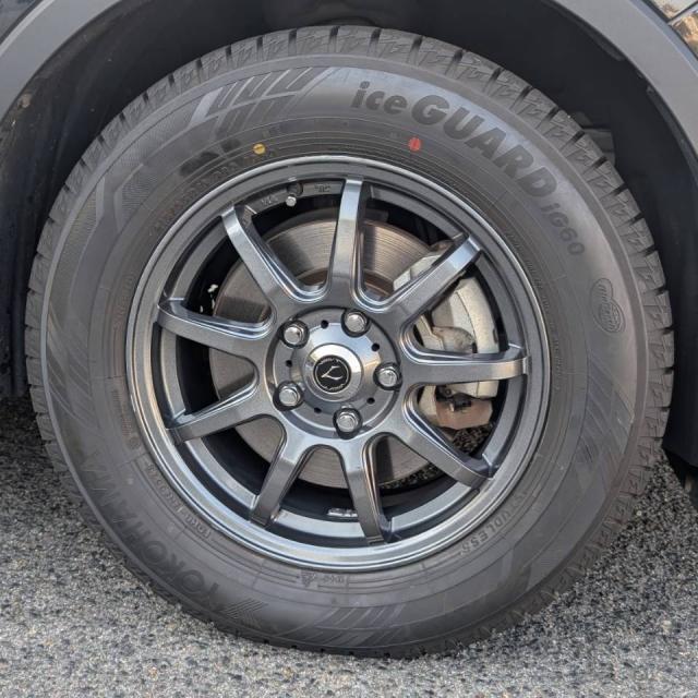 トヨタ　Ｃ－ＨＲ　中古スタッドレスタイヤ　ヨコハマ　アイスガード IG60 215/65R16　ホイールセット4本　交換【福山市　府中市　神石高原町　井原市　笠岡市　持込でのタイヤ交換大歓迎受付中！Web予約もOK！！】