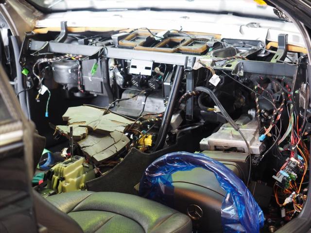 メルセデスベンツCLKクラス（w209） エアコンからの異音修理