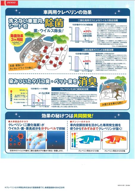 クレベリン　好評です♪