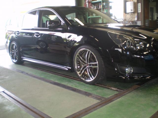 豊田市　レガシー　車高調交換