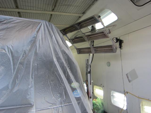 アルファード　天井塗装　刈谷市　自動車修理
