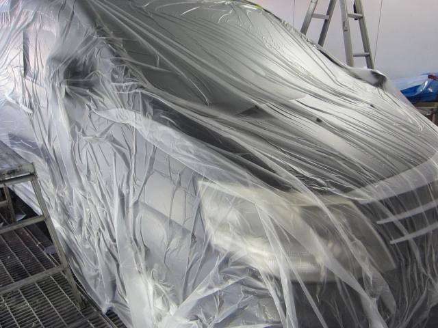 アルファード　天井塗装　刈谷市　自動車修理