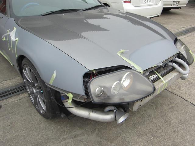 【トヨタ　スープラ】　板金・塗装　刈谷市　カーコン