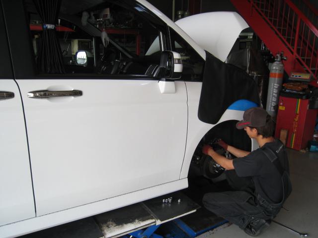 【車高調作業】ステップワゴン RK5