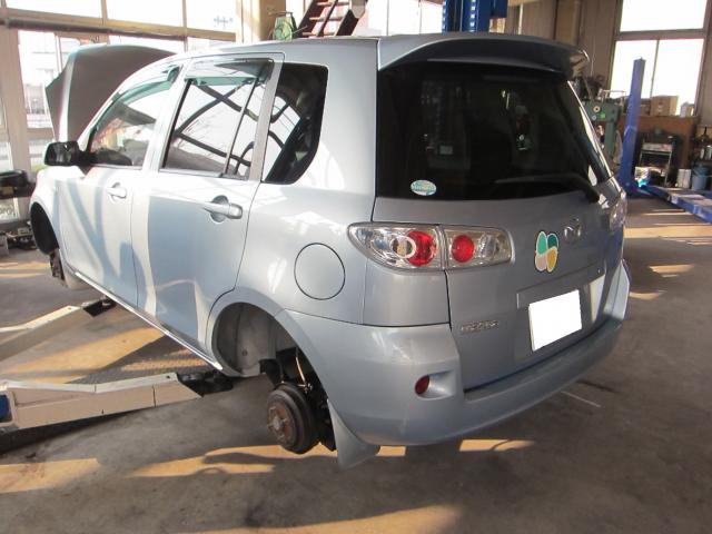 西尾市　エブリーとデミオの車検です！