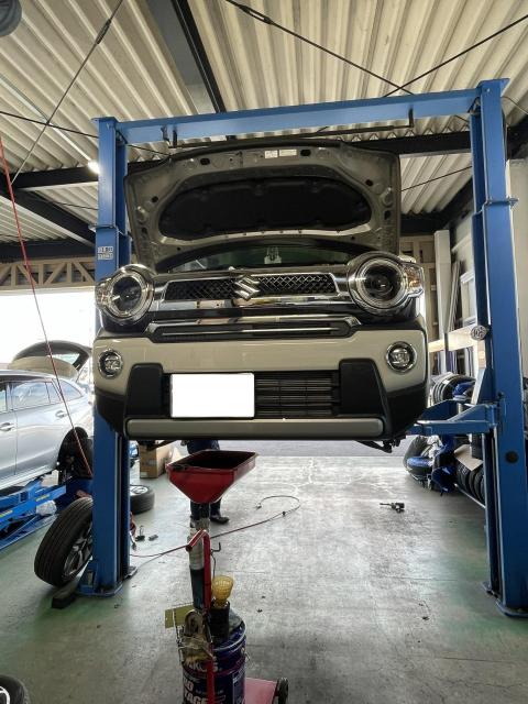 ハスラー　法定12ヶ月点検　車の安全性を維持し、故障や事故を未然に防ぐために欠かせない点検です。