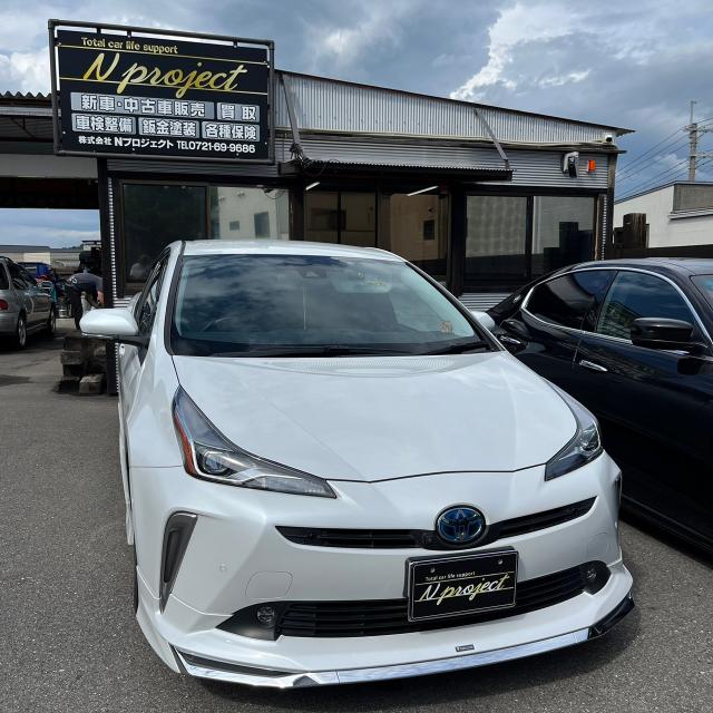 プリウス　PURIUS　トヨタ　TOYOTA　車検　法定点検　一般整備　オイル交換　タイヤ組替　鈑金　河内長野　狭山　富田林　南大阪　自社整備工場　Nプロジェクト