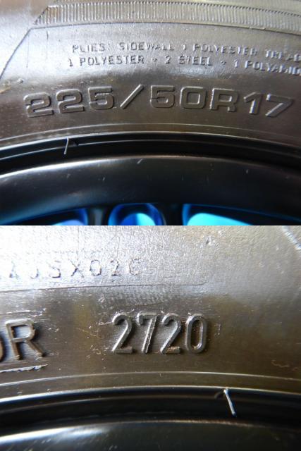 ＢＭＷ　３シリーズ　パーツ情報
BMW3シリーズ、4シリーズ、X1に装着できる17インチセット入庫です！
レーシングダイナRD3　17インチ　BMW承認ランフラットタイヤ付！