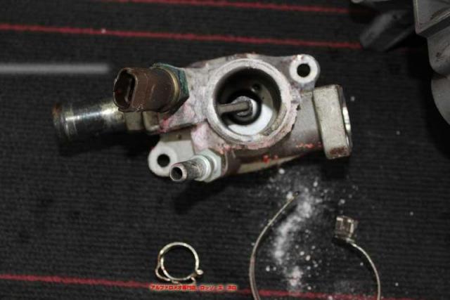 アルファロメオ ジュリエッタ クーラント漏れ修理