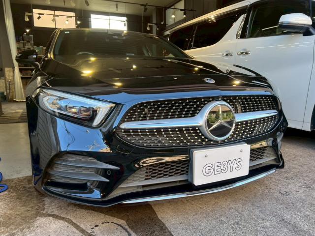 メルセデスベンツ A180／ファインラボ レギュラーメンテナンス／部分磨きのご紹介です　東京都世田谷区のジェミーズ株式会社　渋谷区　目黒区　港区　品川区　神奈川　横浜市　川崎市　新規のお客様大歓迎　代車　レッカー